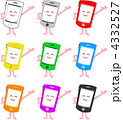 スマホ　イラスト（スマホ・携帯サイトのURL紹介にオススメ！） 4332527