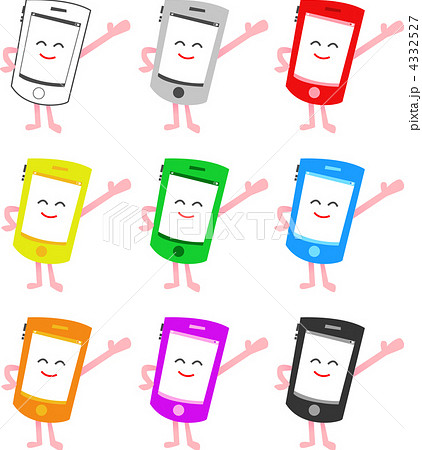 スマホ イラスト スマホ 携帯サイトのurl紹介にオススメ のイラスト素材