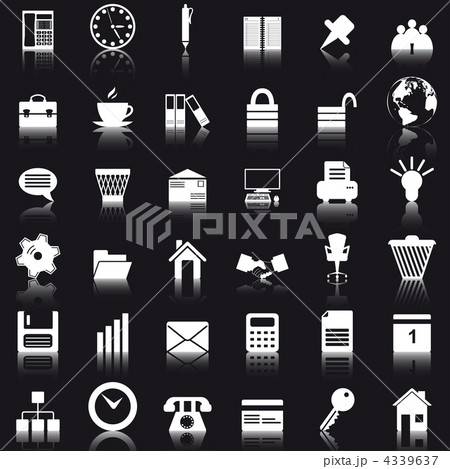 business and office icon set business and office icon set 4339637