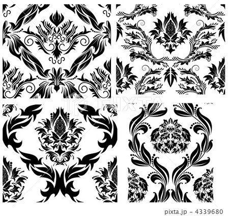 seamless damask pattern 4339680