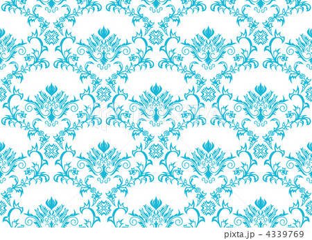 seamless damask pattern 4339769