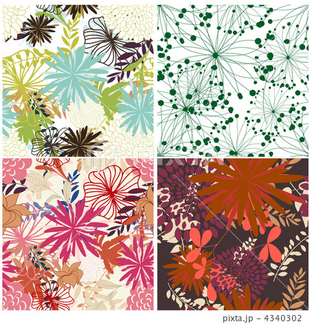 seamless floral pattern seamless floral pattern 4340302