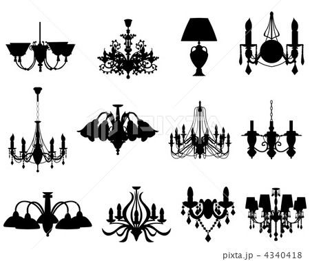 set of lamps silhouettes 4340418