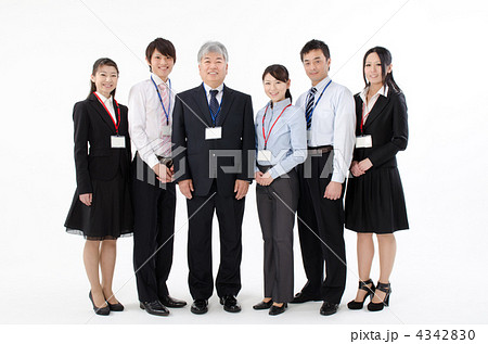 6人のビジネスチーム 6人のビジネスチーム 4342830