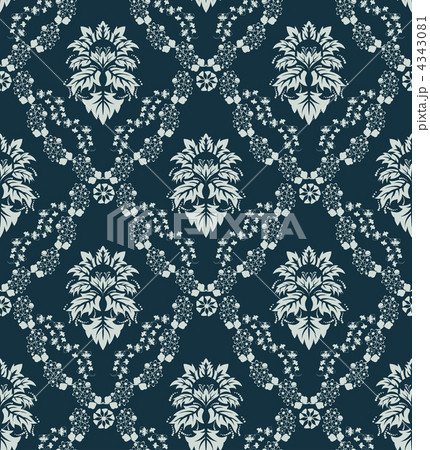 seamless damask pattern 4343081
