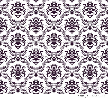 seamless damask pattern 4343082