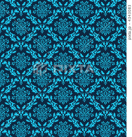 seamless damask pattern 4343083