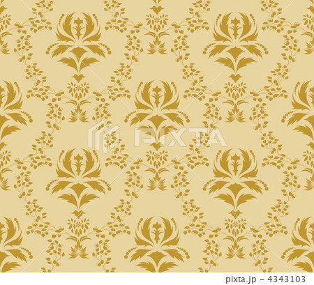 seamless damask pattern 4343103