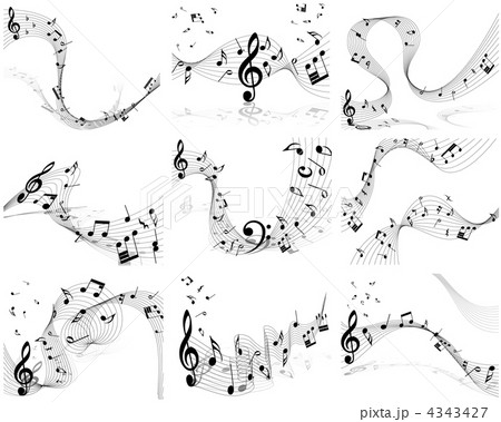 notes staff notes staff 4343427