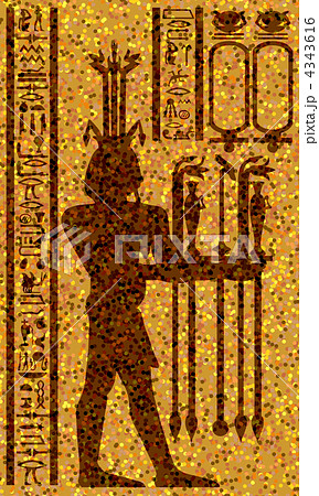egyptian hieroglyphs and fresco egyptian hieroglyphs and fresco 4343616