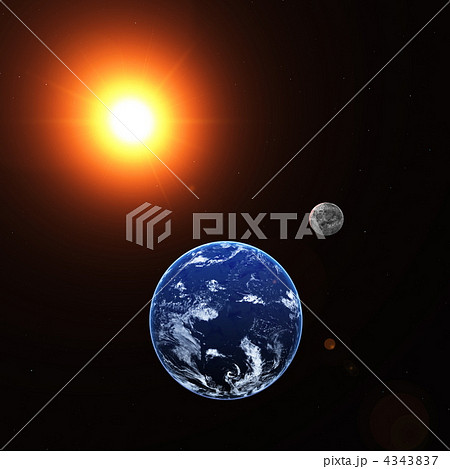 地球 宇宙 太陽系のイラスト素材