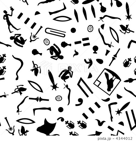 seamless hieroglyphs 4344012