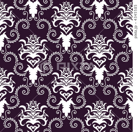 seamless damask pattern 4345585