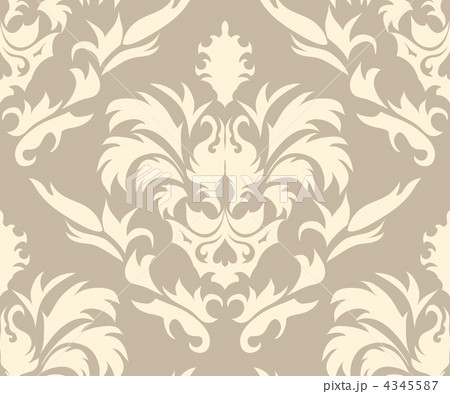 seamless damask pattern 4345587