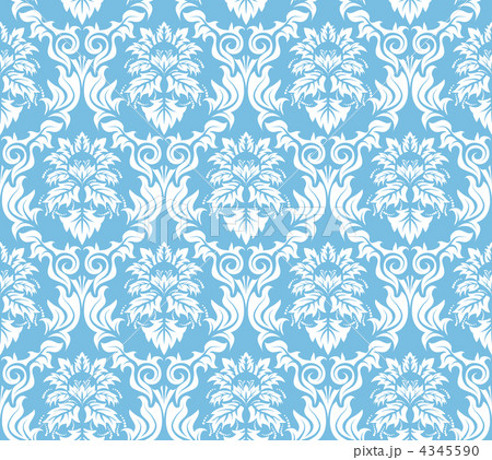 seamless damask pattern 4345590
