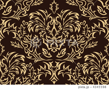 seamless damask pattern 4345598