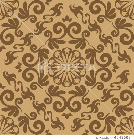 seamless damask pattern 4345605