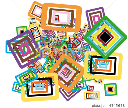 Rectangle stroke elements vector background in different coloros 4345658