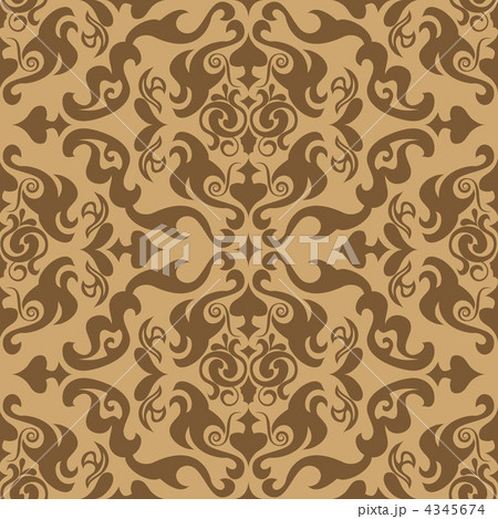 seamless damask pattern seamless damask pattern 4345674