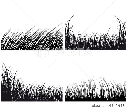 Set of meadow background. Vector illustration Set of meadow background. Vector illustration 4345953