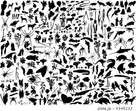 collage silhouettes collage silhouettes 4346232