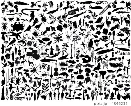 collage silhouettes collage silhouettes 4346235