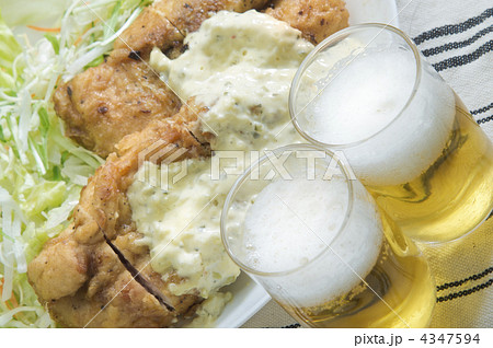 チキン南蛮とビール チキン南蛮とビール 4347594