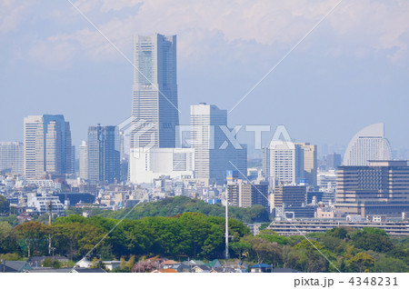 横浜市中心部遠景 横浜市中心部遠景 4348231