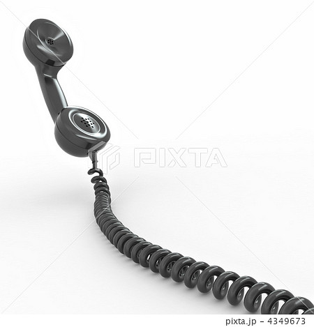 Phone reciever on white isolated background 4349673