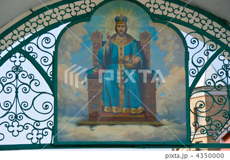 Religion icon on the gate of Intercession Cathedra Religion icon on the gate of Intercession Cathedra 4350000