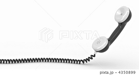 Phone reciever on white isolated background 4350899
