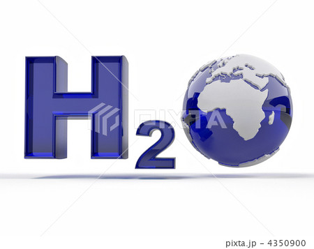 H2O. Formula of water. 4350900