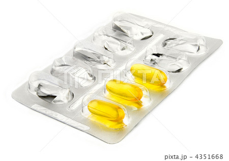 Blister with pills of vitamins Blister with pills of vitamins 4351668