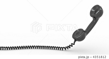 Phone reciever on white isolated background 4351812