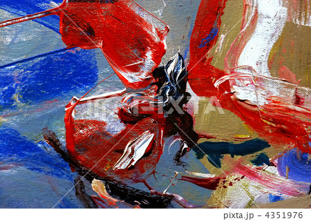 Macro detail of grunge oil painted abstract background 4351976