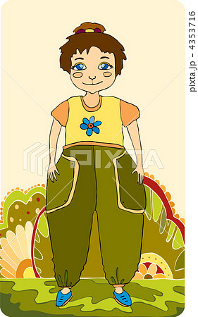 Girl Little Meadow 4353716