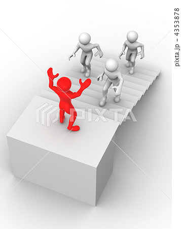 Man on stairs Man on stairs 4353878