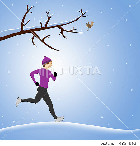 Running in snow 4354963