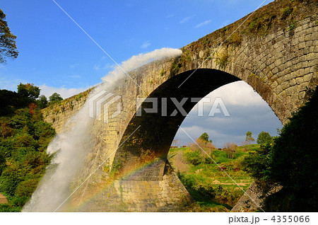 通潤橋の放水 4355066