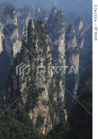 張家界黄石寨の岩峰 4355423