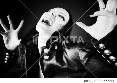 Goth woman horror portrait 4355444