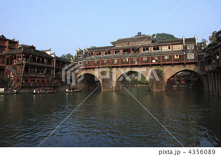 沱江と虹橋芸術楼 4356089