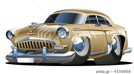 Cartoon retro car Cartoon retro car 4356908