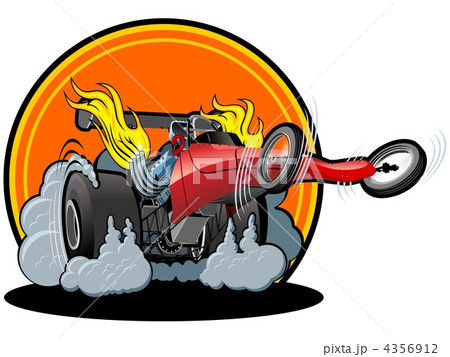 Cartoon dragster Cartoon dragster 4356912
