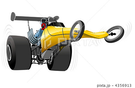 Cartoon dragster Cartoon dragster 4356913