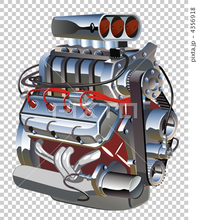 Engine cartoon - Stock Illustration [4356918] - PIXTA