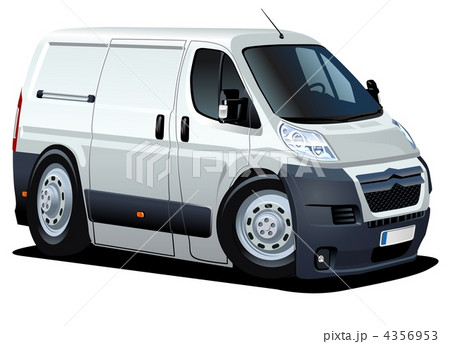 Cartoon vanのイラスト素材 [4356953] - PIXTA