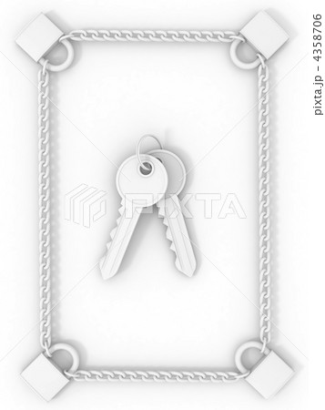 Lock, chain and keys Lock, chain and keys 4358706