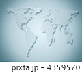 business world map in gray and blue tones 4359570