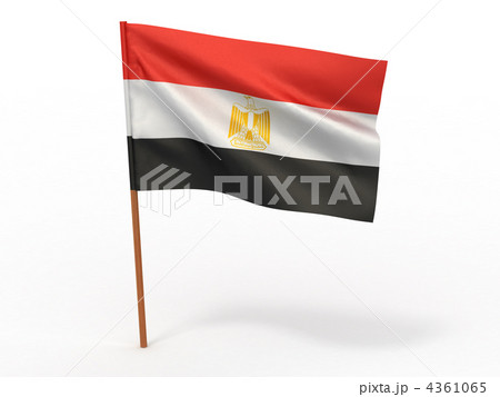 flag fluttering in the wind. Egypt 4361065